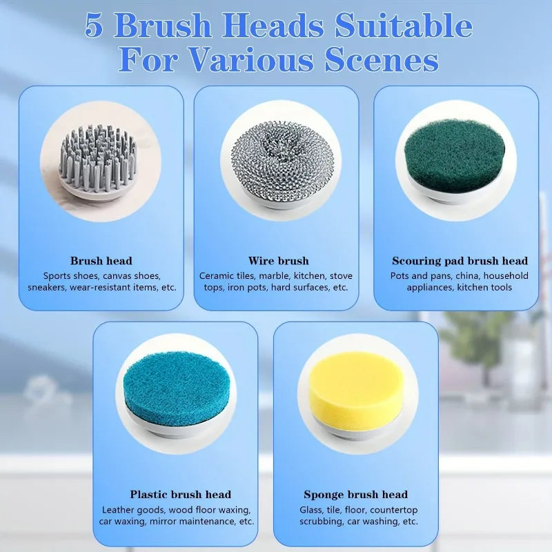 Magic Spin Shower Scrubber